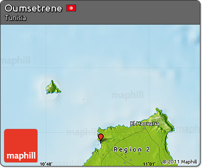 Physical Map of Oumsetrene
