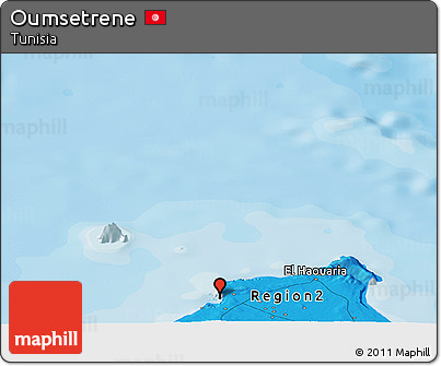 Political Panoramic Map of Oumsetrene