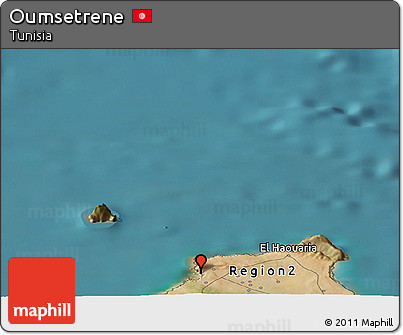 Satellite Panoramic Map of Oumsetrene