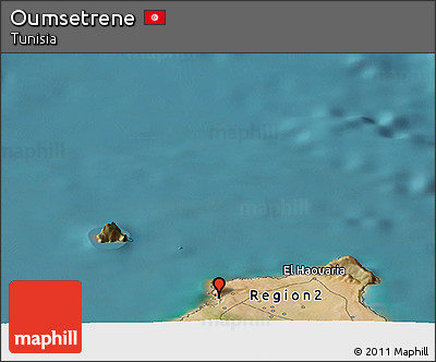 Satellite Panoramic Map of Oumsetrene