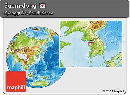 Physical Location Map of Suam-dong