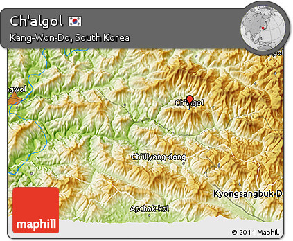 Physical 3D Map of Ch'algol