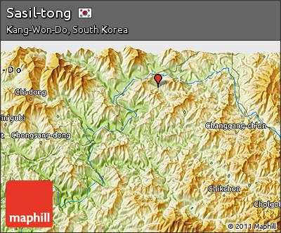 Physical 3D Map of Sasil-tong