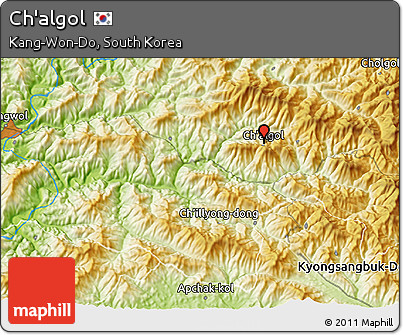 Physical 3D Map of Ch'algol