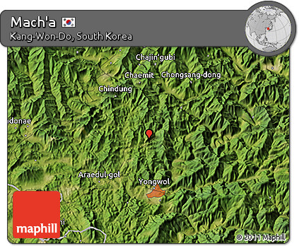 Satellite 3D Map of Mach'a