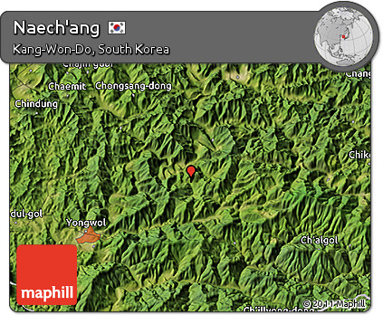 Satellite 3D Map of Naech'ang