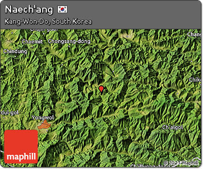 Satellite 3D Map of Naech'ang