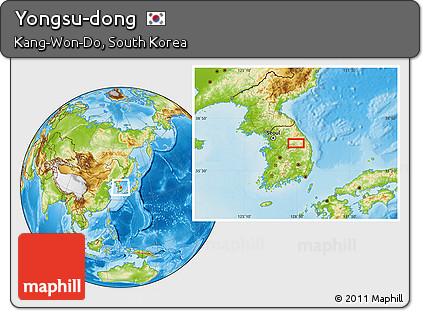 Physical Location Map of Yongsu-dong