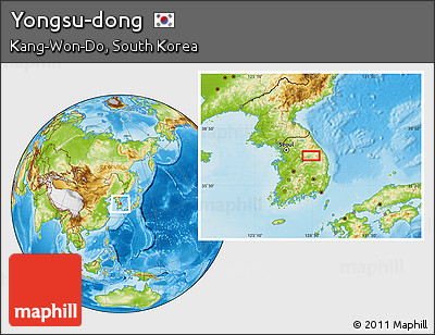 Physical Location Map of Yongsu-dong