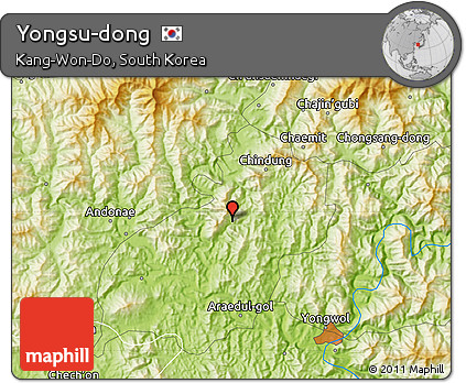 Physical Map of Yongsu-dong