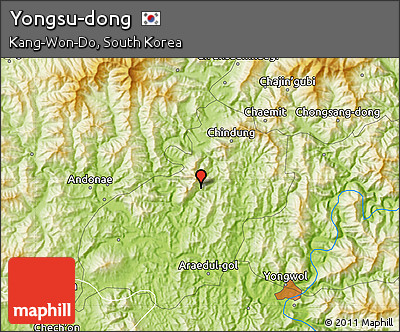 Physical Map of Yongsu-dong