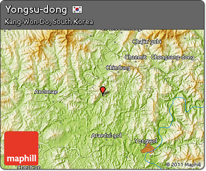 Physical Map of Yongsu-dong