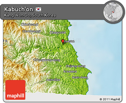 Physical 3D Map of Kabuch'on