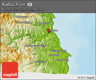 Physical 3D Map of Kabuch'on