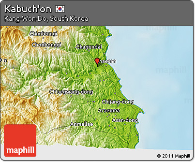 Physical 3D Map of Kabuch'on