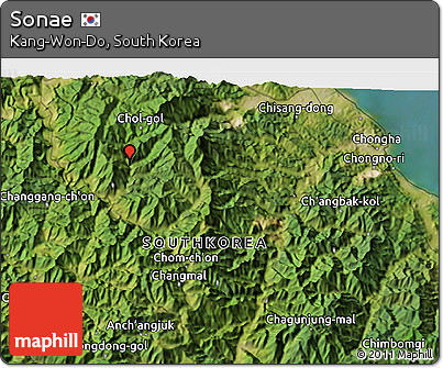 Satellite 3D Map of Sonae