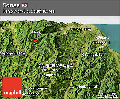 Satellite 3D Map of Sonae