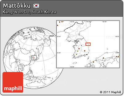 Blank Location Map of Mattŏkku