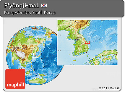 Physical Location Map of P'yŏngji-mal