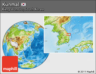 Physical Location Map of Kunmal
