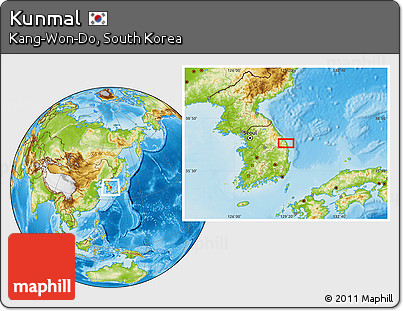 Physical Location Map of Kunmal