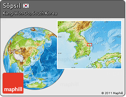 Physical Location Map of Sŏpsil