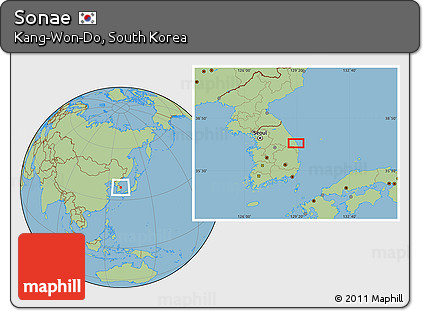 Savanna Style Location Map of Sonae