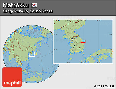 Savanna Style Location Map of Mattŏkku