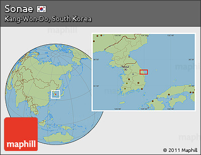 Savanna Style Location Map of Sonae