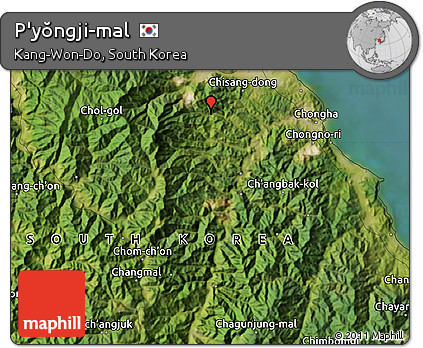 Satellite Map of P'yŏngji-mal