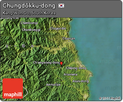 Satellite Map of Chungdōkku-dong