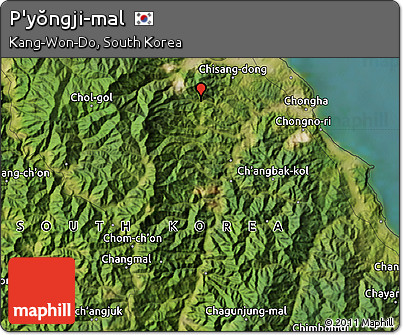Satellite Map of P'yŏngji-mal