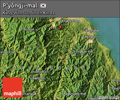 Satellite Map of P'yŏngji-mal
