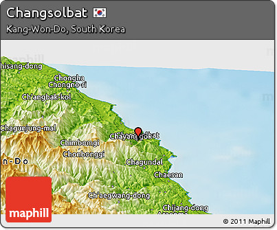 Physical Panoramic Map of Changsolbat