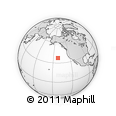 Outline Map of the Area around 37° 14' 49" N, 141° 52' 30" W, rectangular outline