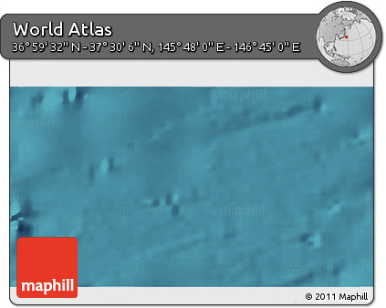 Satellite 3D Map of the Area around 37° 14' 49" N, 146° 16' 30" E