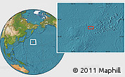 Satellite Location Map of the area around 37° 14' 49" N, 161° 34' 29" E