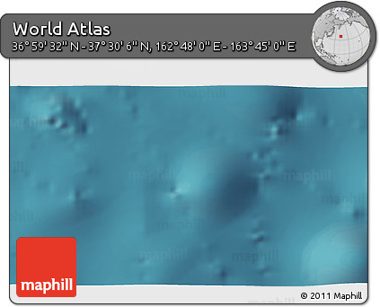 Satellite 3D Map of the Area around 37° 14' 49" N, 163° 16' 30" E
