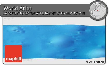 Physical Panoramic Map of the Area around 37° 14' 49" N, 163° 16' 30" E