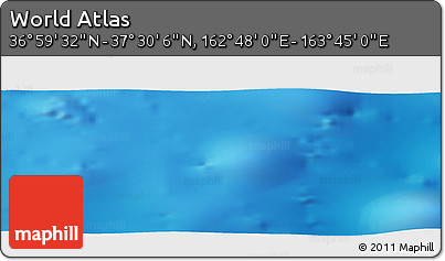 Physical Panoramic Map of the Area around 37° 14' 49" N, 163° 16' 30" E