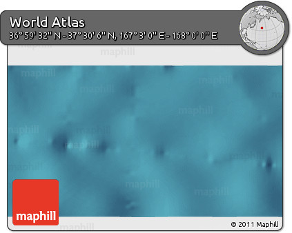 Satellite 3D Map of the Area around 37° 14' 49" N, 167° 31' 30" E