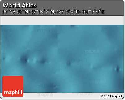Satellite 3D Map of the Area around 37° 14' 49" N, 167° 31' 30" E