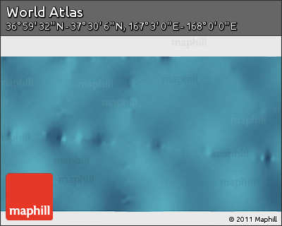 Satellite 3D Map of the Area around 37° 14' 49" N, 167° 31' 30" E