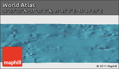 Satellite Panoramic Map of the Area around 37° 14' 49" N, 16° 13' 30" E