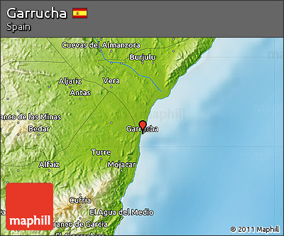 Physical Map of Garrucha