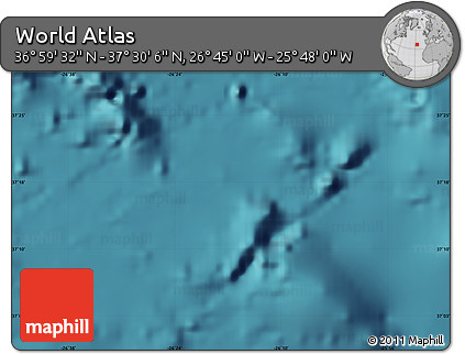 Satellite Map of the Area around 37° 14' 49" N, 26° 16' 29" W