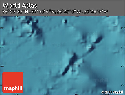 Satellite Map of the Area around 37° 14' 49" N, 26° 16' 29" W