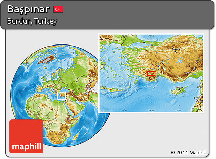 Physical Location Map of Başpınar