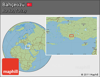 Savanna Style Location Map of Bahçeözü