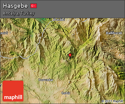 Satellite 3D Map of Hasgebe